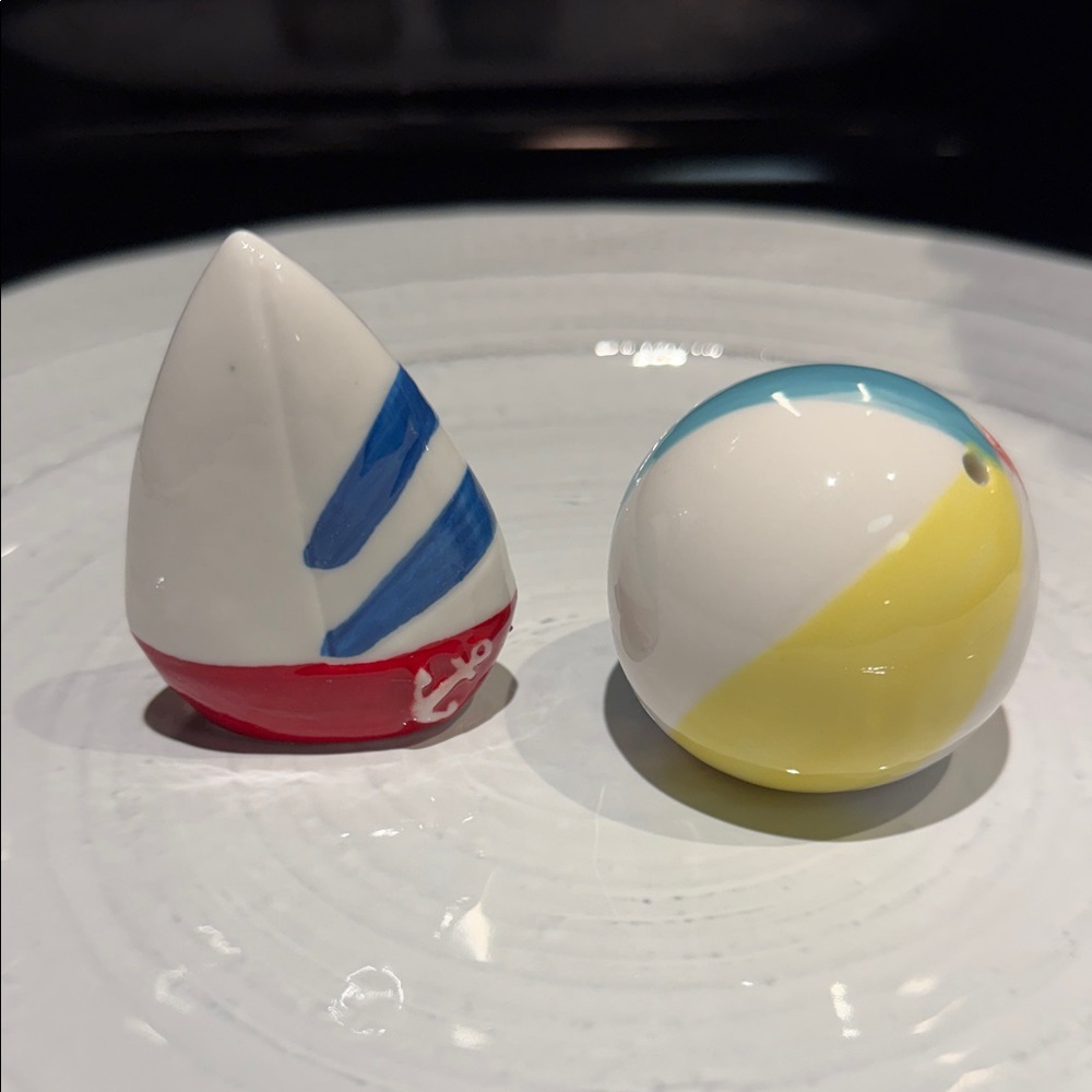 Beach themed Salt and Pepper Shakers